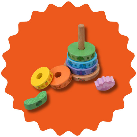 Rings of India - Stacking Toy