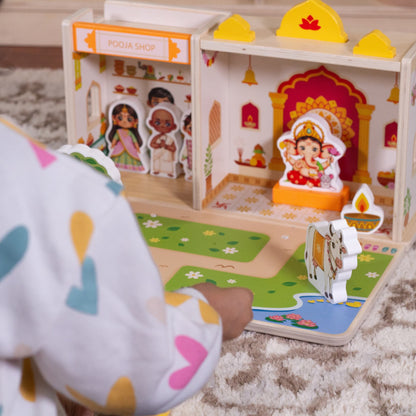 [PRE-ORDER] Little Temple (Mandir) Dollhouse - Ganesha Edition(Limited)