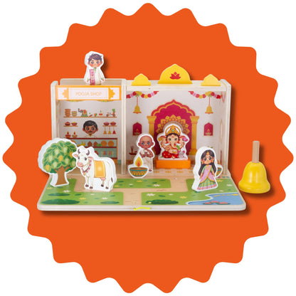 [PRE-ORDER] Little Temple (Mandir) Dollhouse - Ganesha Edition(Limited)