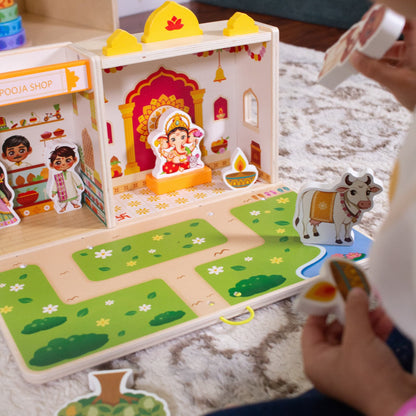 [PRE-ORDER] Little Temple (Mandir) Dollhouse - Ganesha Edition(Limited)