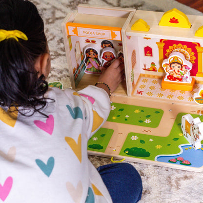 [PRE-ORDER] Little Temple (Mandir) Dollhouse - Ganesha Edition(Limited)