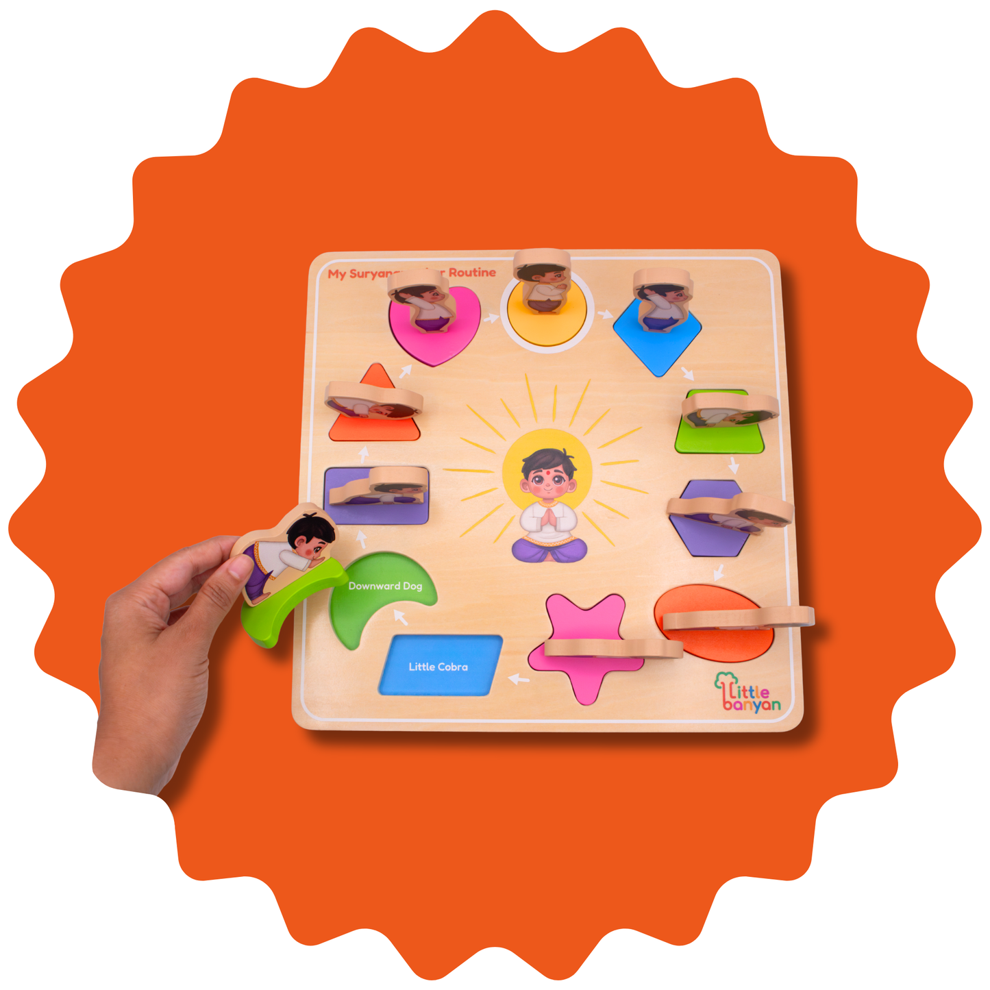 [PRE-ORDER] Sun Salutation (Suryanamaskar) Puzzle