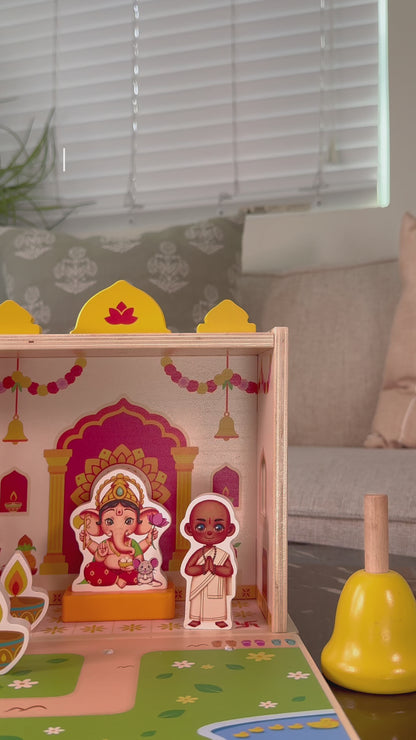 [PRE-ORDER] Little Temple (Mandir) Dollhouse - Ganesha Edition(Limited)